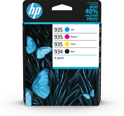 ORIGINALE HP Multipack nero / ciano / magenta / giallo 6ZC72AE 934 / 935