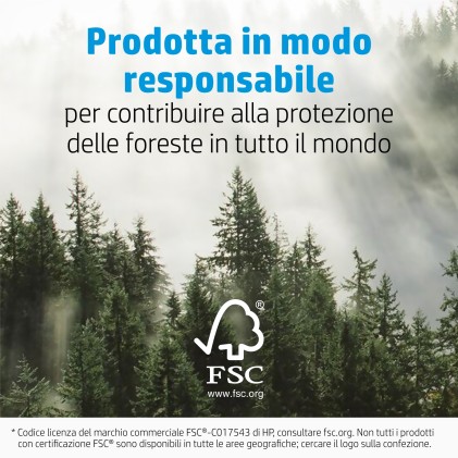 ORIGINALE HP Carta Bianco 7HF70A Fotopapier Matt Carta fotografica HP opaca, 180 g/m2, 10 x 15 cm (101 x 152 mm), 25 fogli