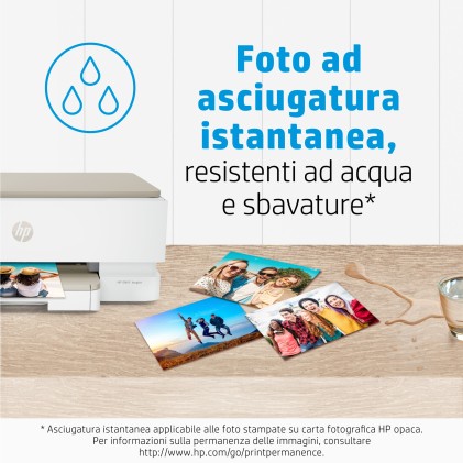 ORIGINALE HP Carta Bianco 7HF70A Fotopapier Matt Carta fotografica HP opaca, 180 g/m2, 10 x 15 cm (101 x 152 mm), 25 fogli