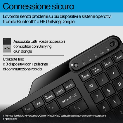 HP Tastiera wireless dual-mode 475