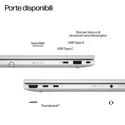 Hp Nb Elitebook 8 Flip Ultra 7-255U 32Gb 512Gb Ssd 13.3Touch5G Win 11 Pro