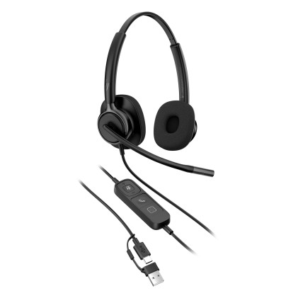 HP Poly Cuffie cablate monoaurali Mission 415 USB