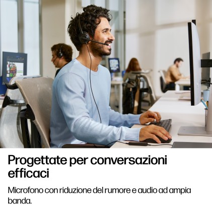 HP Poly Cuffie cablate monoaurali Mission 415 USB