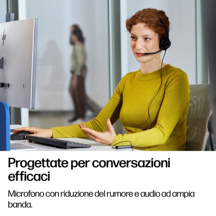 HP Poly Cuffie cablate monoaurali Mission 415 USB