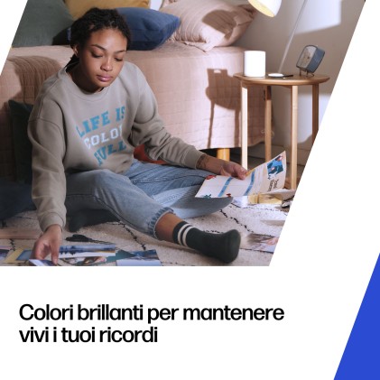 Hp Cart Ink Colore (Ciano + Magenta + Giallo) N.62 Per Oj5640