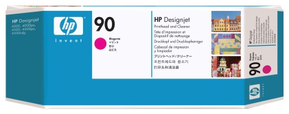 HP Testina di stampa e dispositivi di pulizia magenta DesignJet 90