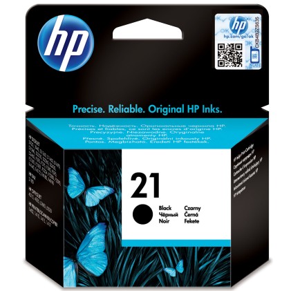 HP originale cartuccia ink n. 21 nera C9351A