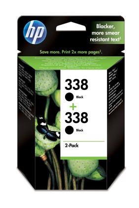 Originale HP Cartuccia Multipack 2 Pezzi  338 Nero Cb331Ee