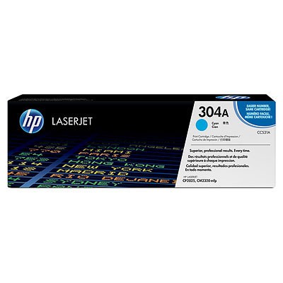 Toner Hp originale CC531AC No.304A cyan
