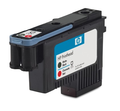 ORIGINALE HP Testina per stampa nero / Rosso CD949A 73
