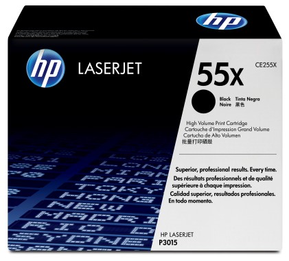 ORIGINALE HP toner nero CE255X 55X 12500 pagine