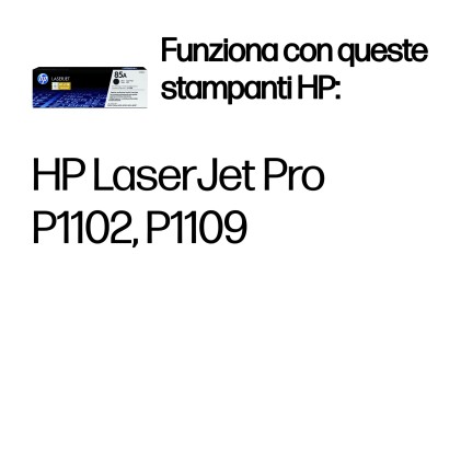 Hp Toner Nero Ce285A Laserjet Smart Print 1600 Pagine 85A
