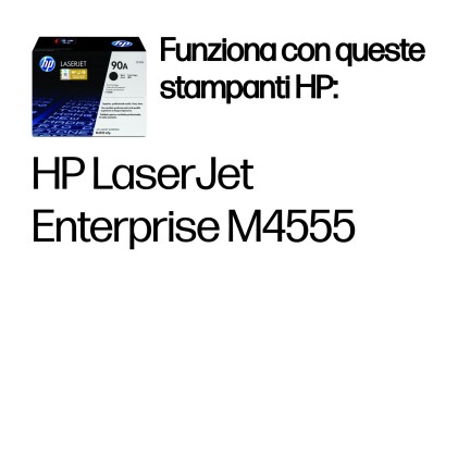 ORIGINALE HP toner nero CE390A 90A 10000 pagine standard