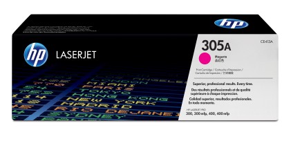 ORIGINALE HP toner magenta CE413A 305A 2600 pagine