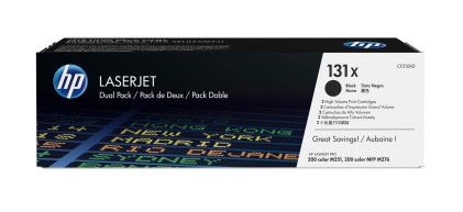 Hp Toner Nero 131X 4800Pag Conf. 2 Pezzi