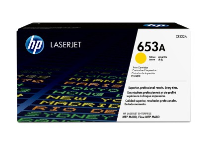 HP Cartuccia toner originale giallo LaserJet 653A