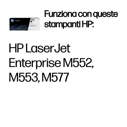 ORIGINALE HP toner nero CF360A 508A 6000 pagine standard