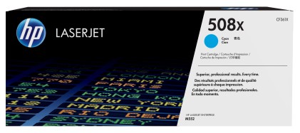 ORIGINALE HP toner ciano CF361X 508X 9500 pagine alta capacitа
