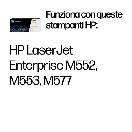 ORIGINALE HP toner giallo CF362A 508A 5000 pagine standard