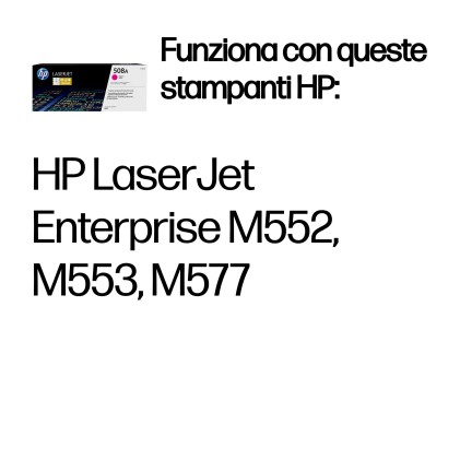 Originale Hp Toner Magenta 508A 5000 Pagine Per M552/M553/M577