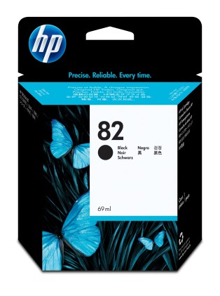 Originale HP Cartuccia inchiostro nero DesignJet 82, 69 ml