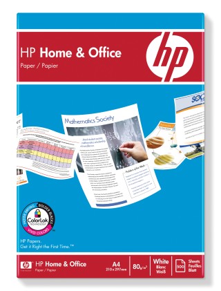 Carta HP Home & Office Risma A4 80g.