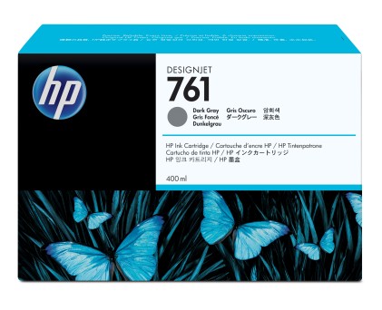 HP Cartuccia inchiostro grigio scuro DesignJet 761, 400 ml