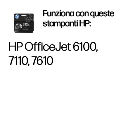 ORIGINALE HP Cartuccia d'inchiostro nero CN053AE 932 XL 1000 pagine Cartucce d'inchiostro