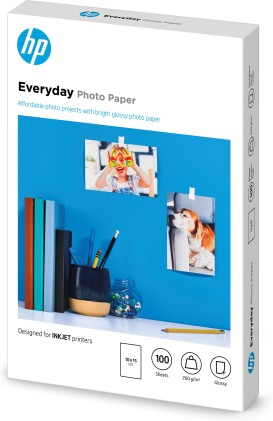 Hp Carta Fotografica Lucida Hp Everyday Glossy Photo Paper - 100 Fogli/10X 15 Cm