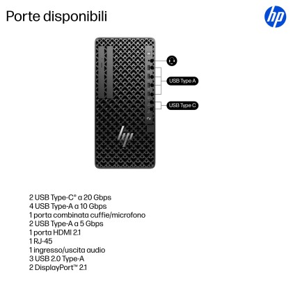 Hp Wks Z1 G1I Tower Workstation Ai Ultra 9 285 32Gb 1T Ssd Win 11 Pro