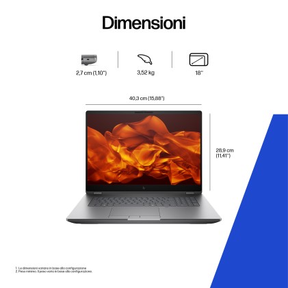Hp Nb Zbook Fury 18 G1I Core Ultra 7 255Hx 32Gb 1Tb 18 Wqxga Win 11 Home