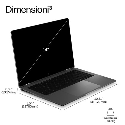 Hp Nb Elitebook X G2I Ai Ultra X7 358H  32Gb 1Tb 14 2,8K Led Win 11 Pro
