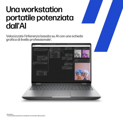 Hp Nb Wks Hp Zbook Fury 16 G2I-16"  300N Low Blue Ultra 7 255Hx 64Gb 5600Mt/S Ddr5  1Tb Ssd Nvidia P