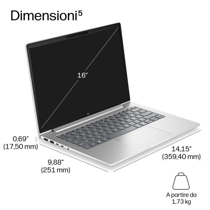 Hp Nb Probook 4 G2I16Ai Intel Core Core Ultra 7 355 24Gb 512Gb 16 Win 11 Pro