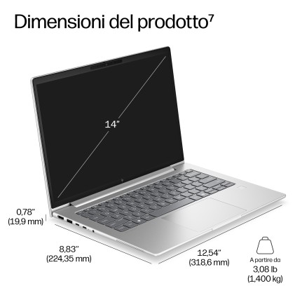 Hp Nb Elitebook 6 G2I14Ai Intel Core Core Ultra 5 325 16Gb 512Gb 14 Win 11 Pro