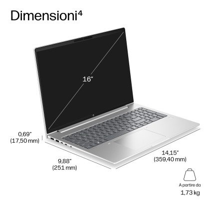Hp Nb Probook 4 G2A16Ngai Amd Ryzen Ai 5 430 16Gb 512Gb 16 Win 11 Pro