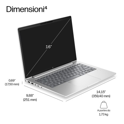 Hp Nb Probook 4 G2Ah16 Amd Ryzen 5 220 16Gb 512Gb Ssd 16 Win 11 Pro