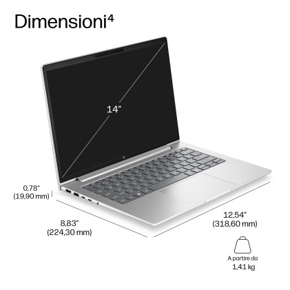 Hp Nb Probook 4 G2A14Ai Amd Ryzen 7 250 16Gb 512Gb Ssd 14 Win 11 Pro