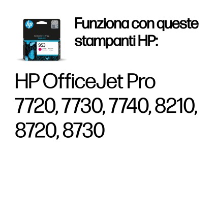 Originale HP Cartuccia di inchiostro originale magenta 953