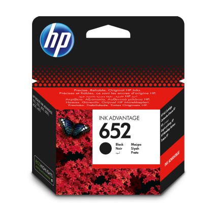 Cartuccia HP originale 652 F6V25AE Bye-Based Black