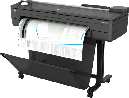 Hp Plotter  Designjet T730 36&#34;A0, Glan/Wifi, Taglierina Automatica, Piedistallo Incluso