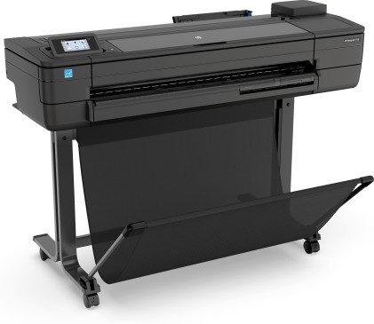 Hp Plotter  Designjet T730 36&#34;A0, Glan/Wifi, Taglierina Automatica, Piedistallo Incluso