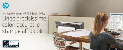 HP Cartuccia inchiostro magenta DesignJet 728, 130 ml