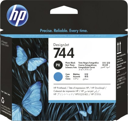 Hp Cart Ink 744 Ciano + Nero Foto