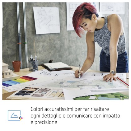 ORIGINALE HP Cartuccia d&#39;inchiostro magenta F9K16A 728 300ml