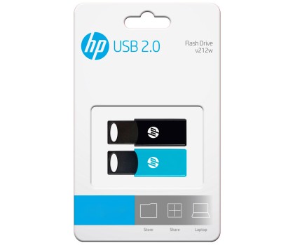HP v212w Confezione da 2 memorie USB 2.0 da 64 GB (pendrive)