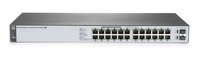 Hewlett Packard Enterprise 1820-24G-PoE+ (185W) Gestito L2 Gigabit Ethernet (10/100/1000) Grigio 1U Supporto Power over Ethernet (PoE)