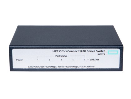Hewlett Packard Enterprise OfficeConnect 1420 5G Non gestito L2 Gigabit Ethernet (10/100/1000) Grigio 1U