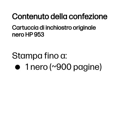 ORIGINALE HP Cartuccia d'inchiostro nero L0S58AE 953 900 pagine