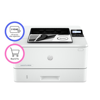 ORIGINALE HP stampante Bianco LaserJet Pro 4002dn 2Z605F#B19